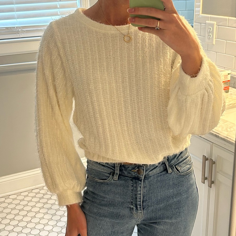 Altar’d State White Sweater